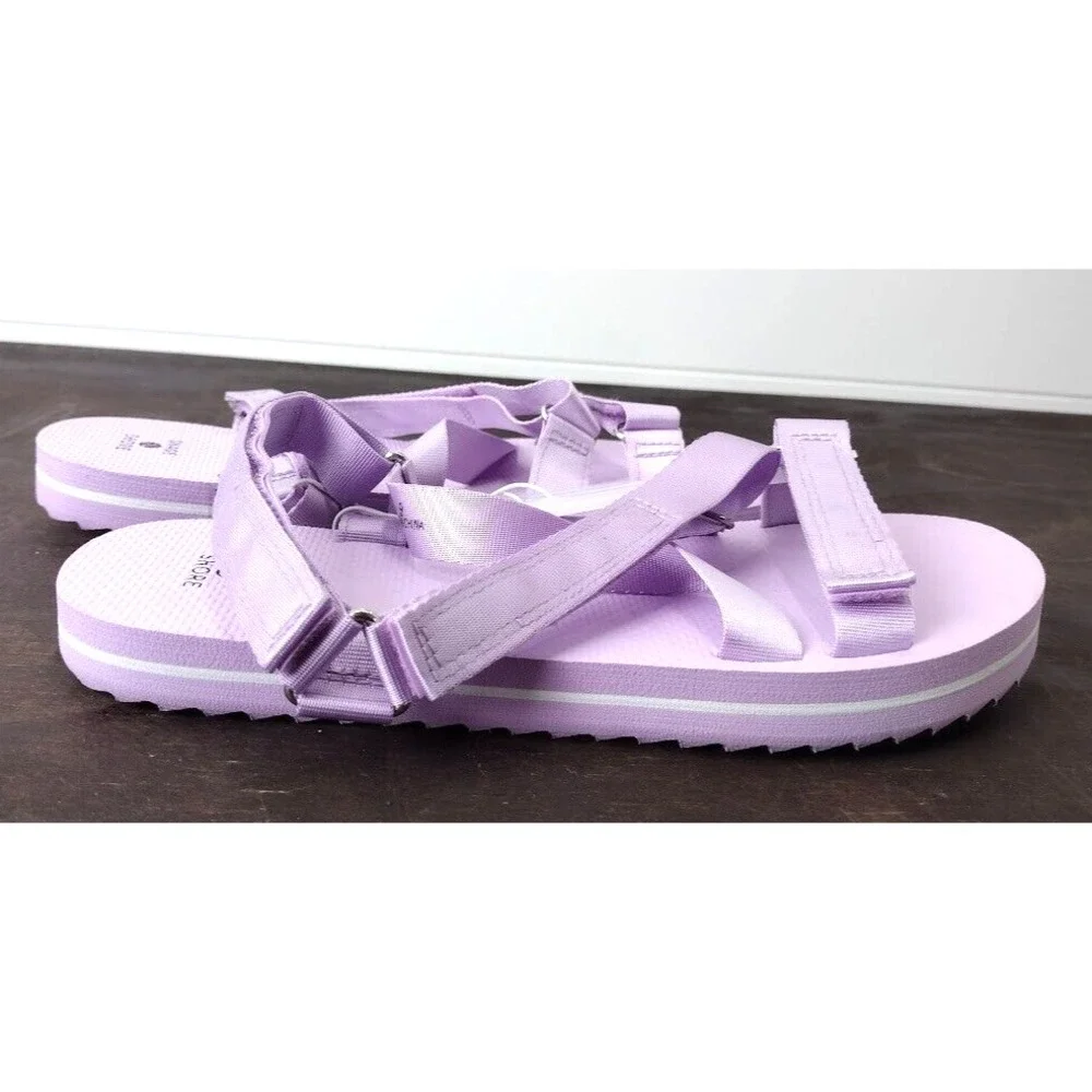 Shade‎ Shore Kids Lavender Sport Sandals Size 9 Adjustable Straps